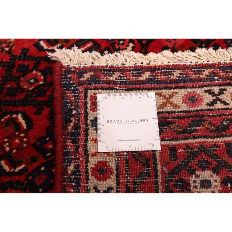 ECARPETGALLERY Hand-knotted Andelz Red Wool Rug - 2'8 x 16'3