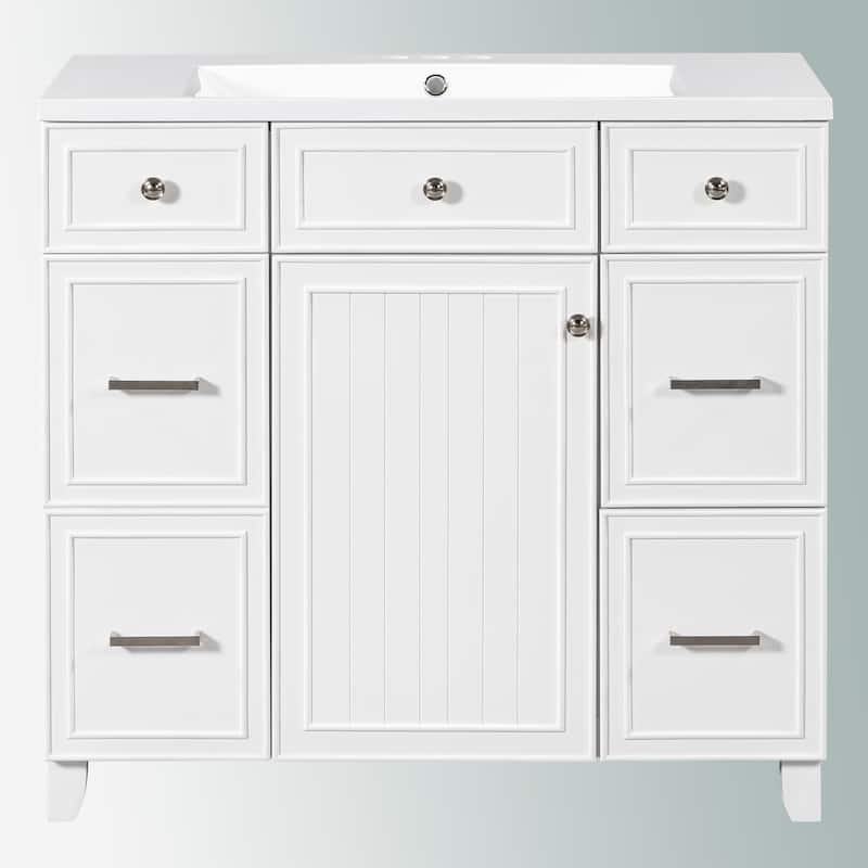 GDFStudio - Zyra Wood 36" Bathroom Vanity