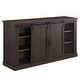 preview thumbnail 11 of 30, Barn Door 54-inch Rustic TV Stand