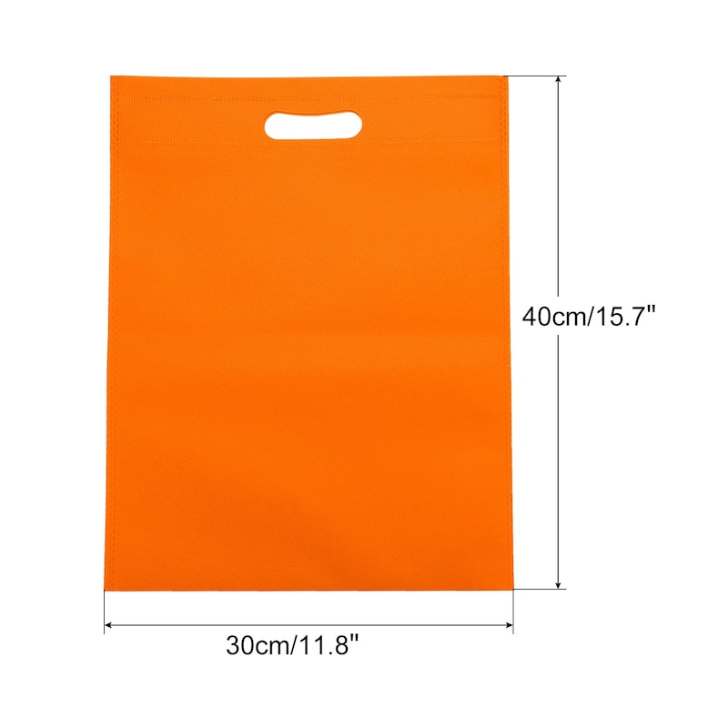 Nonwoven Tote Bags Reusable Goodie Treat Bag with Handles for Shopping