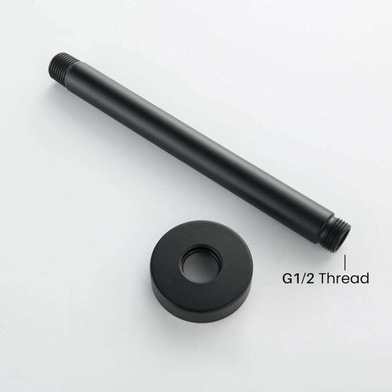 Circular 8" Ceiling Mounted Shower Arm