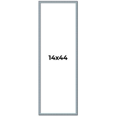 14x44 Frame Rustic Sky Blue Solid Wood Picture Frame | 0.75 Inch
