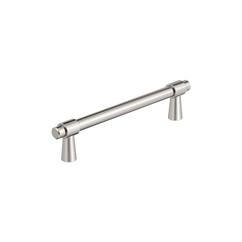 Amerock Destine Cabinet or Furniture Pull - 5-1/16 in (128 mm) Center-to-Center - Polished Nickel