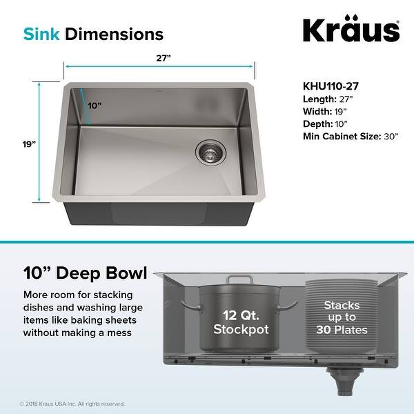 what size undermount sink fits in 30 inch cabinet kraus standart pro undermount single bowl stainless steel what size undermount sink fits in 30 inch cabinet kraus standart pro undermount single bowl stainless steel