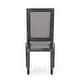 preview thumbnail 59 of 89, Regina Wood Upholstered Dining Chair by Christopher Knight Home