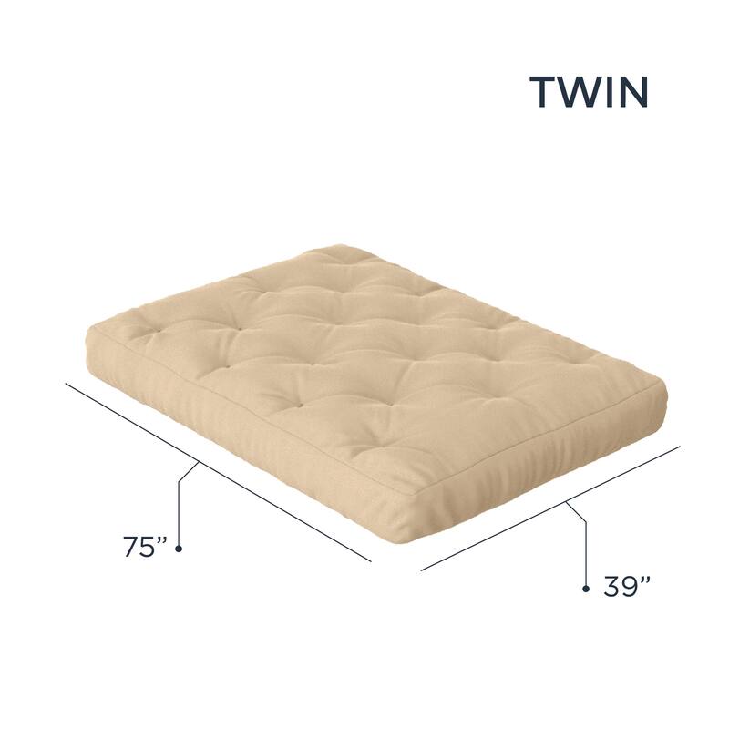 Loosh Home 10" Canvas Futon Mattress