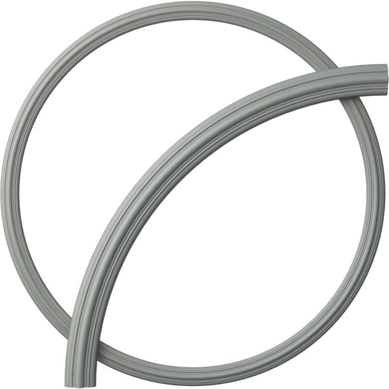 64 1/2"OD x 58"ID x 3 1/4"W x 1"P Traditional Ceiling Ring - Single - 1/4 of Complete Circle