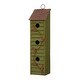 preview thumbnail 22 of 29, Glitzhome Hanging Distressed Solid Wood Birdhouse