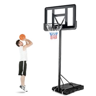Costway Portable Basketball Hoop Stand Adjustable Height