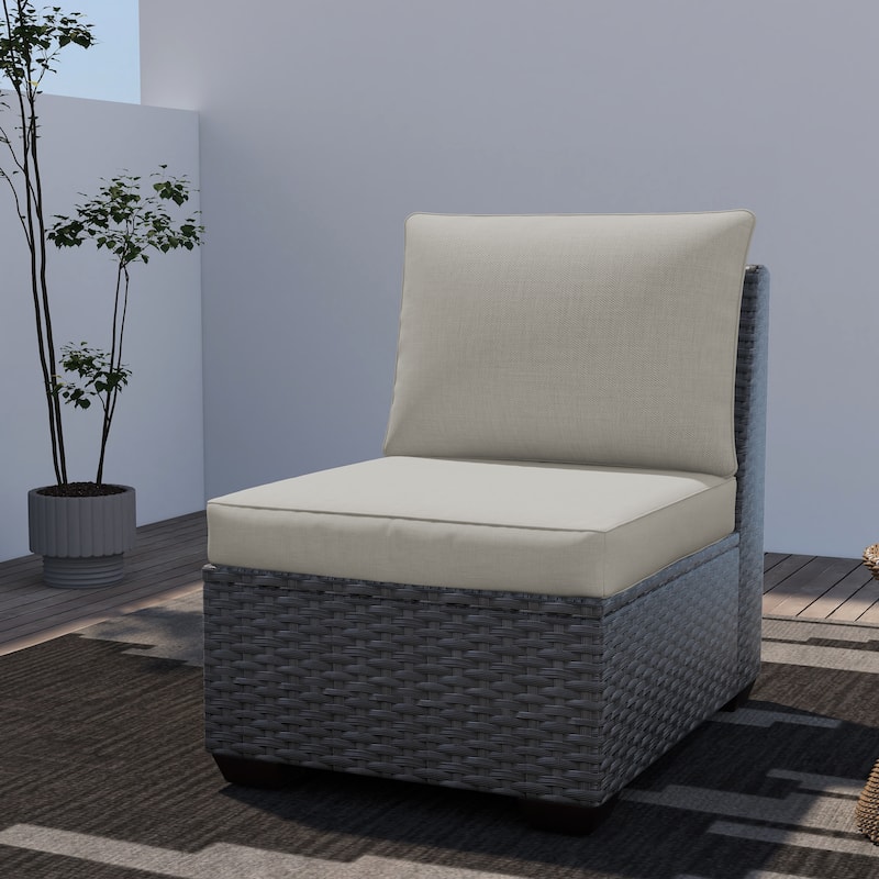 Sunbrella Fabric Outdoor Chair Seat Cushion Set