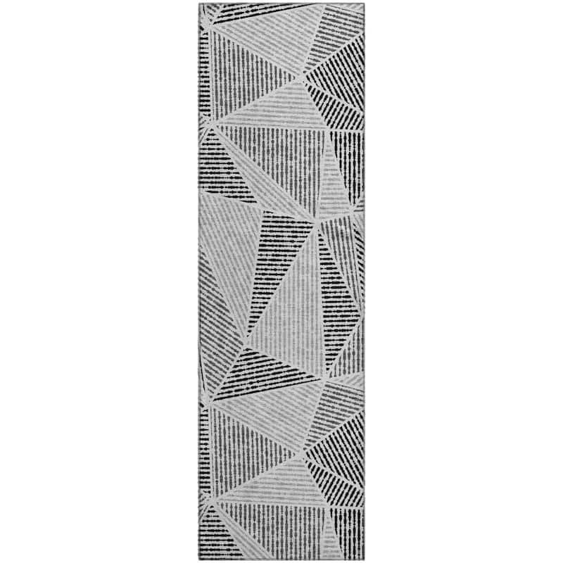 Premium Washable Super Soft Contemporary Mosaic Mayfield Rug