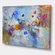 Energetic Dance Of Yellow And Blue' Gallery-wrapped Canvas - Bed Bath ...