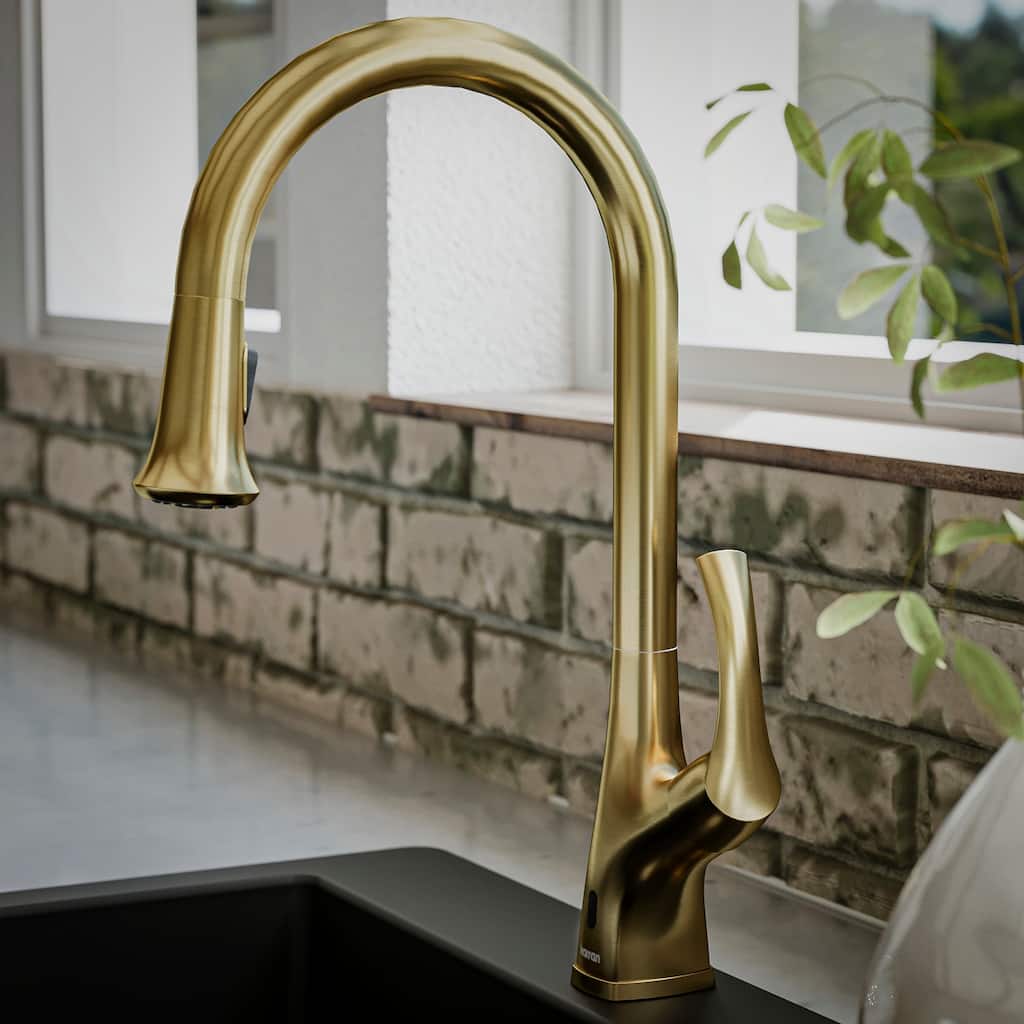 Karran Chantilly Touchless KKF375 Single Handle Pull Down Sprayer Kitchen Faucet