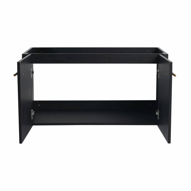 Wall-Mounted Bathroom Vanity with Thick-Edged Resin Basin Sink
