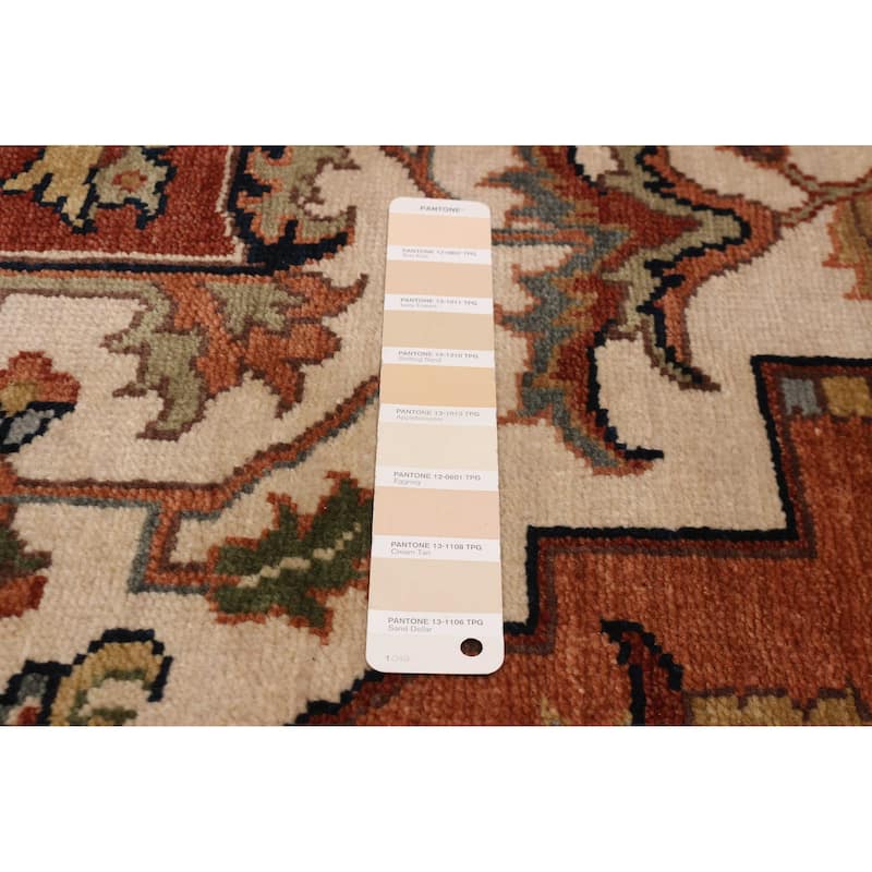 ECARPETGALLERY Hand-knotted Jules Sultane Ivory Wool Rug - 8'9 x 12'0
