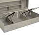 preview thumbnail 11 of 12, Twin Storage Bookcases Platform Bed wUSB Charging Station, LIGHT GREY