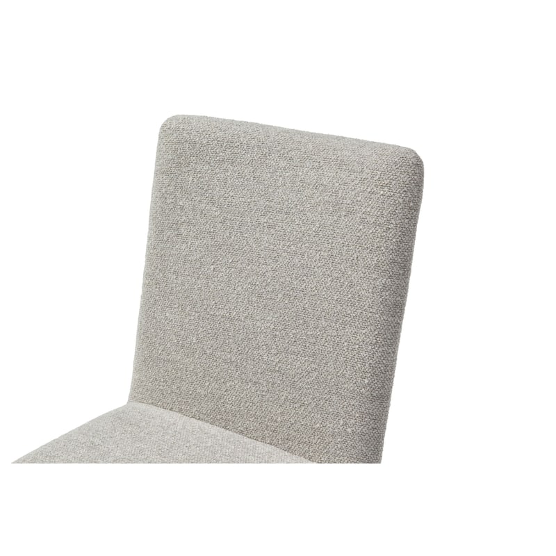 Modrest Kenda Contemporary Grey and Brushed Gold Dining Chair (Set of 2)