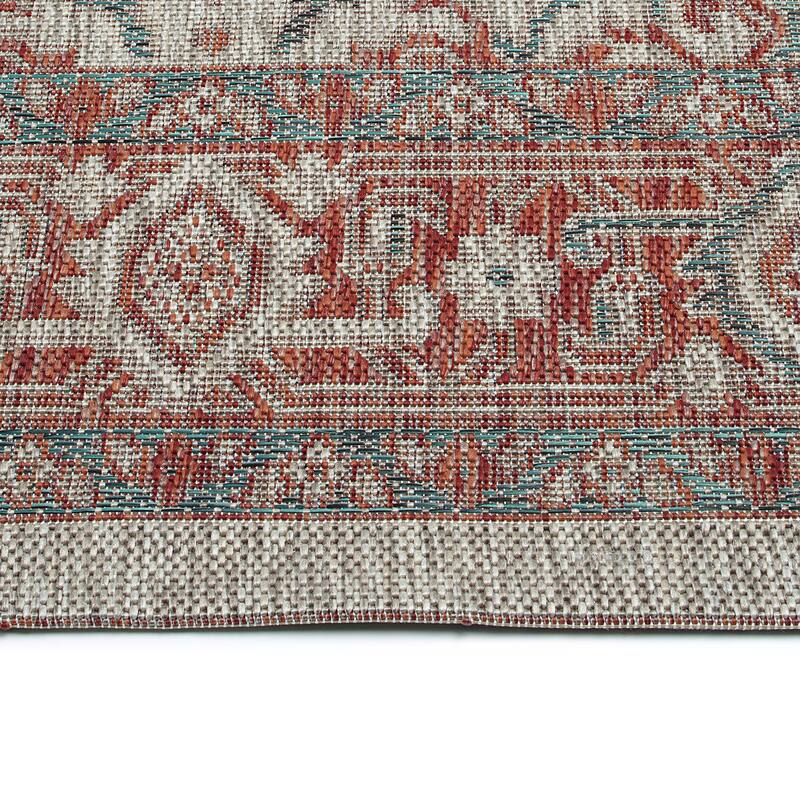 ARE01 Arelow Machine Made Flatweave Indoor - Outdoor Area Rug