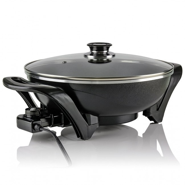 OVENTE 12 Electric Skillet & Frying Pan with Easy-Clean Nonstick Surface
