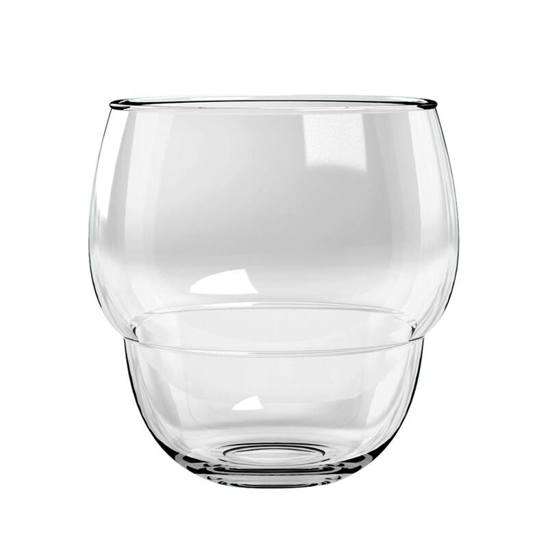 Abode Homewares Stacking Bubble Acrylic Drinking Glass - 14 oz - Set of 6