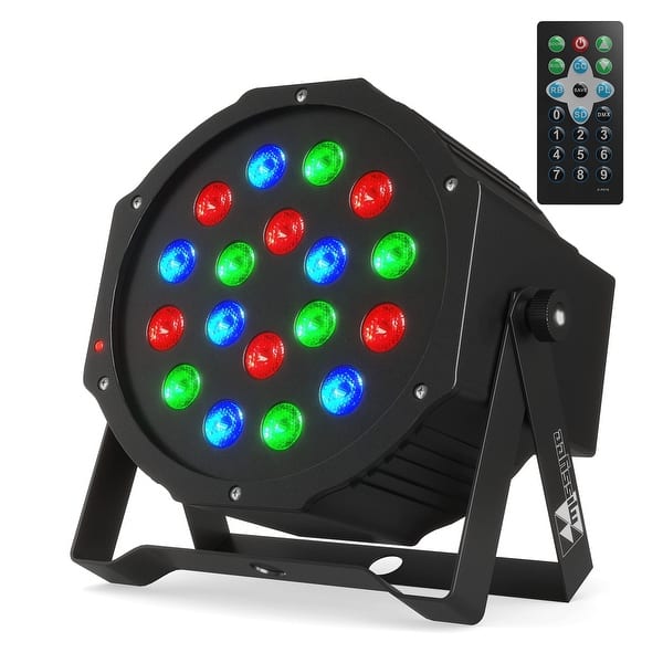 RGB LED Bubble Machine With Remote Control - Automatic Party Bubble Blower With Light Effects