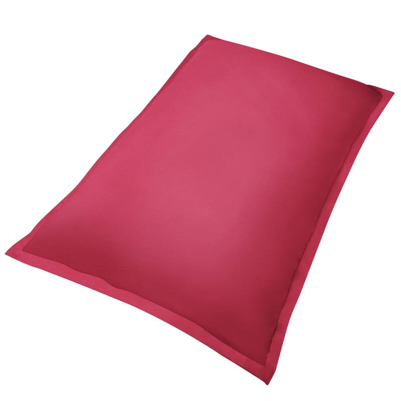 Sorra Home Sunbrella Outdoor Pool Float - 64 in x 42 in x 7 in - Canvas Hot Pink
