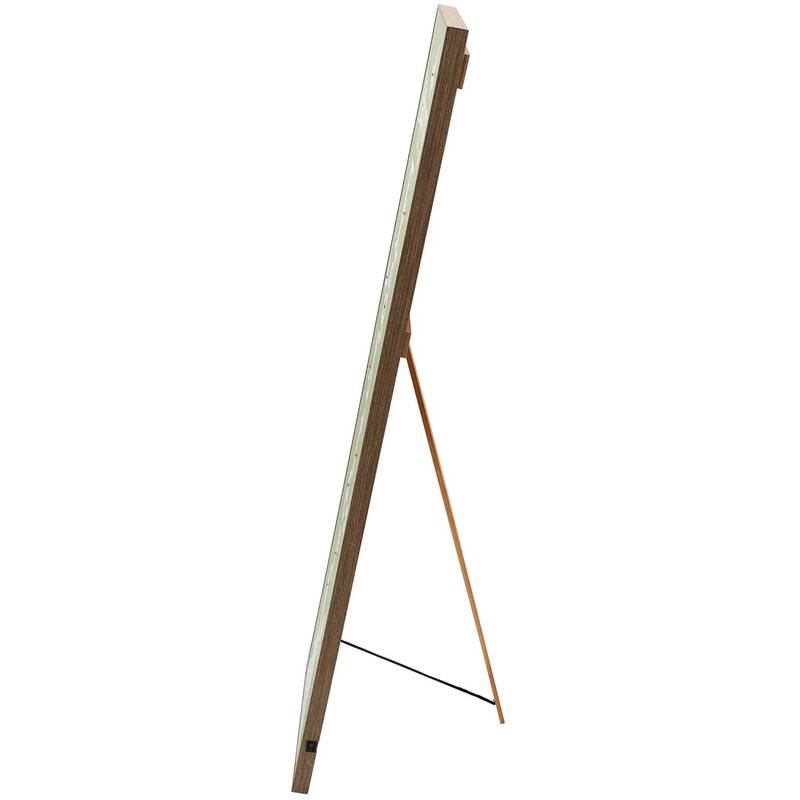 Fraser Hill Farm 45-In. WELCOME Porch Leaner Sign w/Battery-Operated LED Lights & Bunny Ears, Festive Spring Decoration, Blue