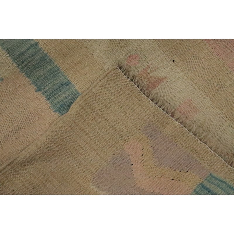 Hand Woven Oriental 100% Wool Carpet Southwestern Tribal Multi-Colored Kilim Area Rug - 6' 4'' X 4' 0''