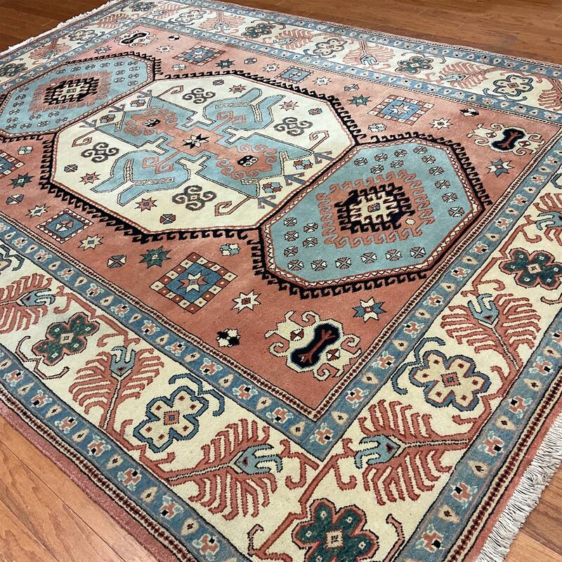 HERAT ORIENTAL Handmade Tabriz Ardabil Wool Rug - 6'9" x 9'5"