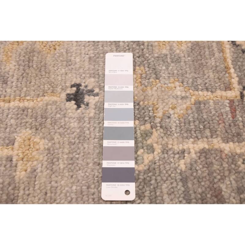 ECARPETGALLERY Hand-knotted Jules Serapi Grey Wool Rug - 7'9 x 9'10