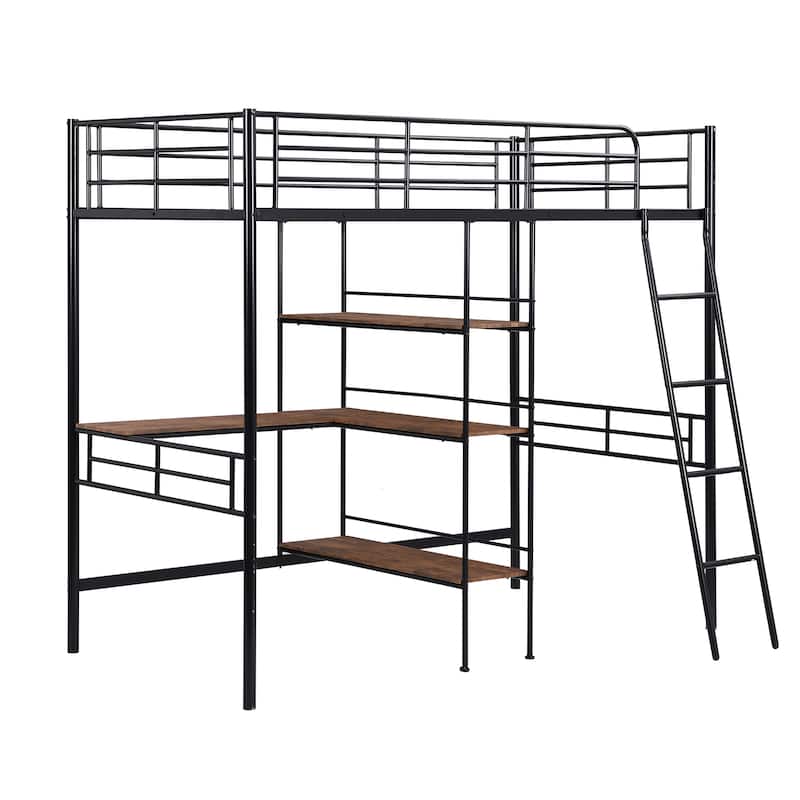Twin Size Metal Loft Bed Twin Size Metal Loft Bed