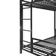 preview thumbnail 14 of 13, Signature Sleep Coen Kids' Bunk Bed with Reversible Ladder, Twin/Full, Black