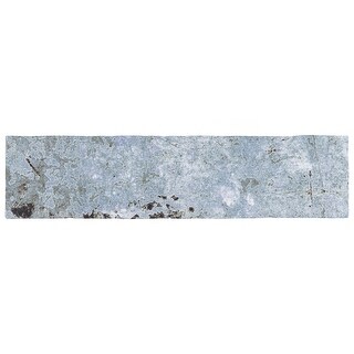 Merola Tile London Blue Glossy 3" x 12" Ceramic Wall Tile