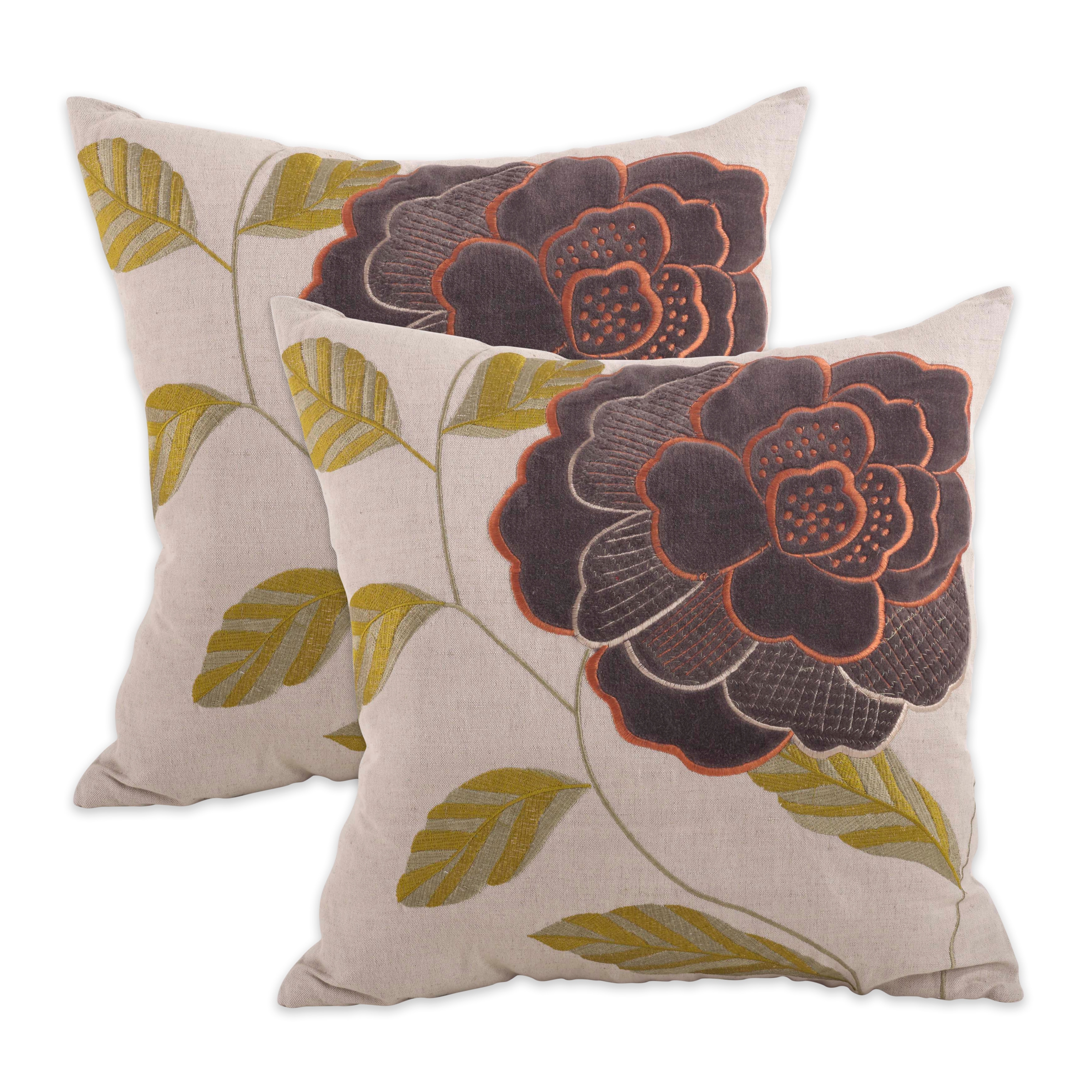 flower designs for pillow cases