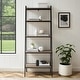 preview thumbnail 8 of 23, Middlebrook Lahuri 72-inch Open Ladder 5-shelf Bookshelf Grey Wash