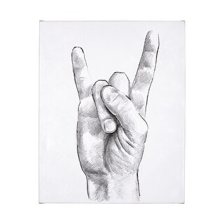 Hand Signs IV (40 x 50) Canvas Art Print - Bed Bath & Beyond - 39291238