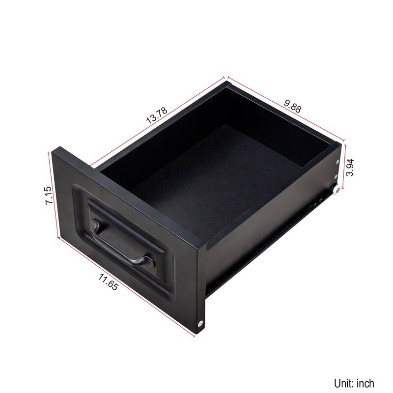 Roomfitters L-Shaped Corner Computer Desk with Hutch, Drawers & Bookshelf, 2-in-1 Home Office Study Table