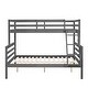 preview thumbnail 29 of 41, Twin Over Full Bunk Bed,Solid Wood Frame,High Guardrail,Safe for Kids