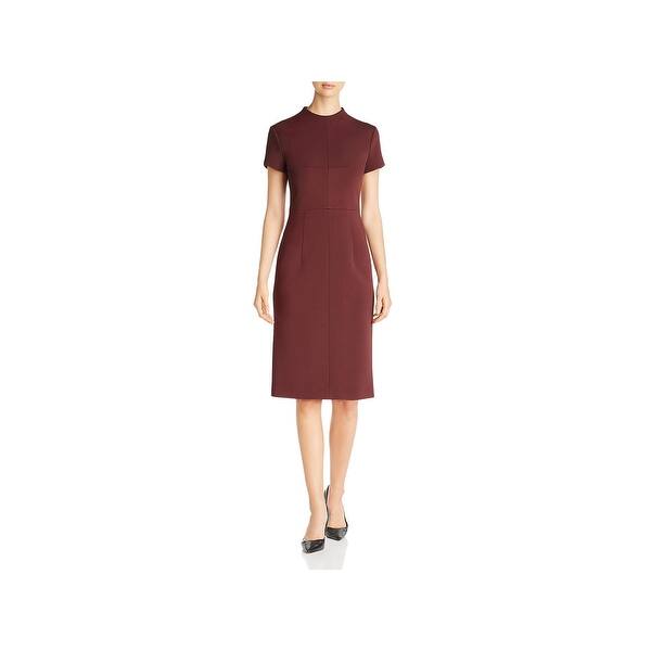 Shop Boss Hugo Boss Womens Demiara Sheath Dress Short Sleeves