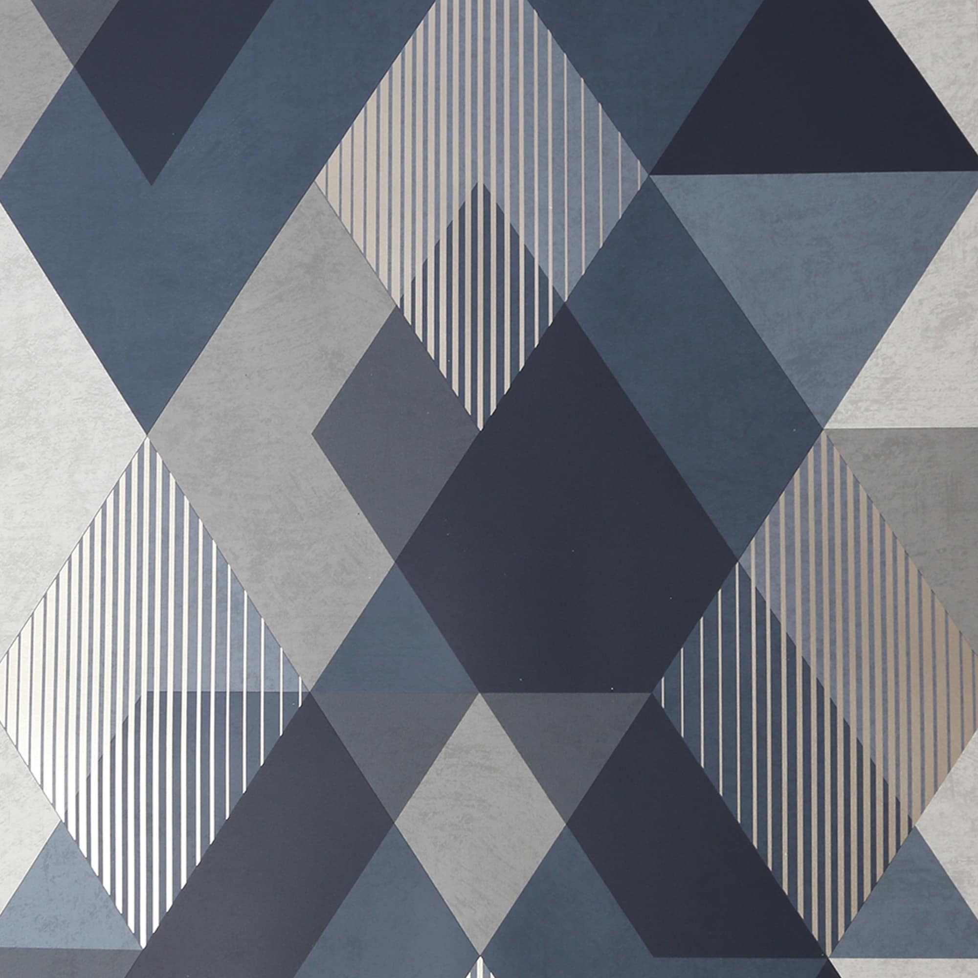 Sublime Decadence Diamond Navy Wallpaper