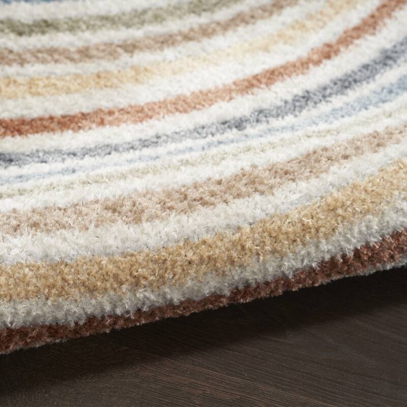 Pifom Power Loomed Geometric Modern Low Pile Area Rug By HomeRoots