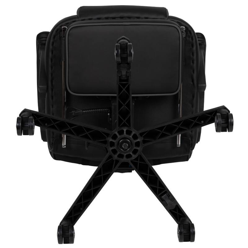 Ergonomic Gaming Chair -Recline Back/Arms, Footrest, Massaging Lumbar