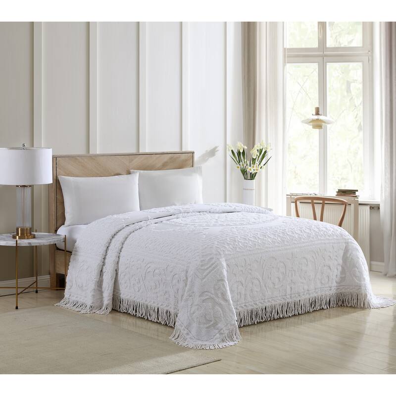 Medallion Chenille Bedspread.