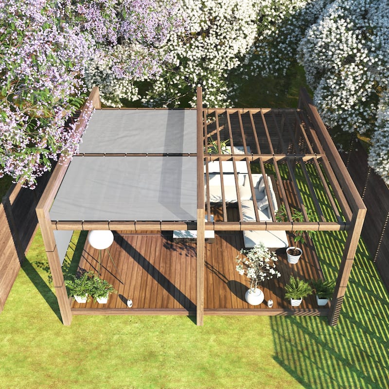 ColourTreeUSA 25 ft. Length Fence Privacy Screen Windscreen Cover Fabric Shade Tarp Netting Mesh Cloth Commercial Grade 170 GSM