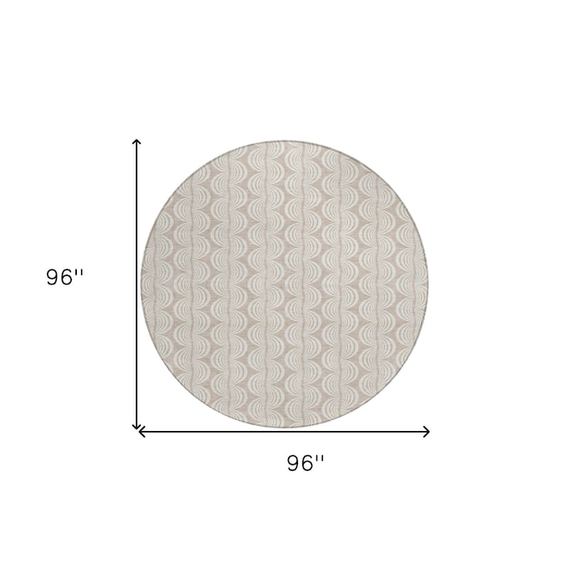 HomeRoots Ogee Transitional Rectangle Outdoor Rug