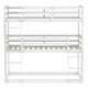 preview thumbnail 5 of 7, Twin over Twin over Twin Triple Bunk Bed,Clean Silhouette and Elegant Tones,High Quality Safety Design