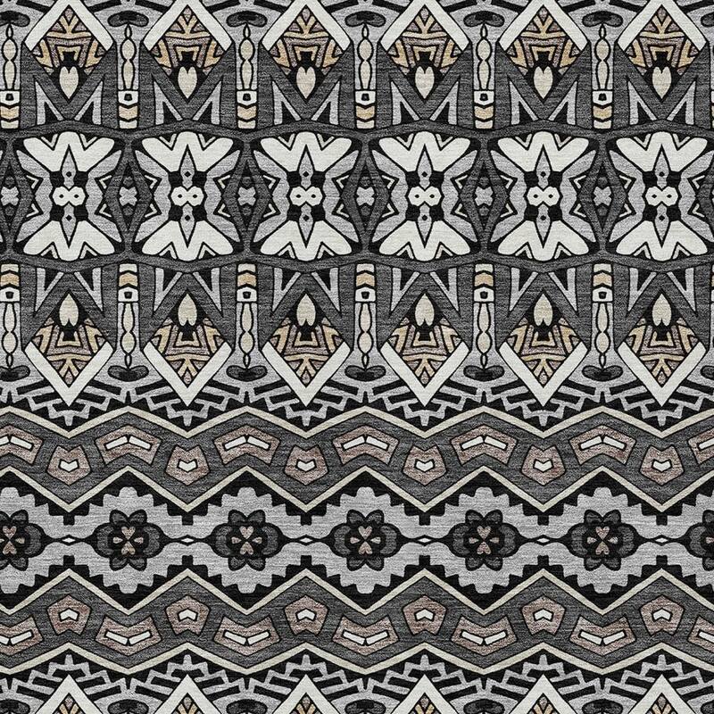 HomeRoots Moroccan Transitional Rectangle Outdoor Rug