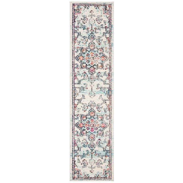 SAFAVIEH Madison Diederike Boho Medallion Distressed Rug