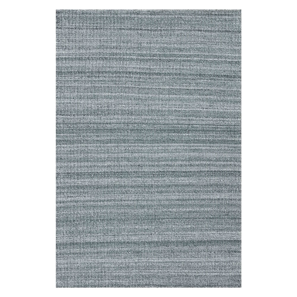 Lineage Metallic Gray Heathered Hand-Woven Area Rug 2' x 3'