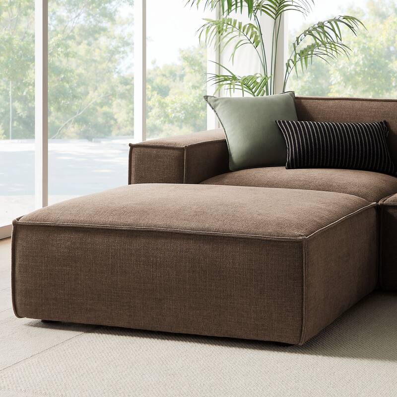 Restore 6-Piece Performance Fabric Upholstered Modular Sectional Sofa